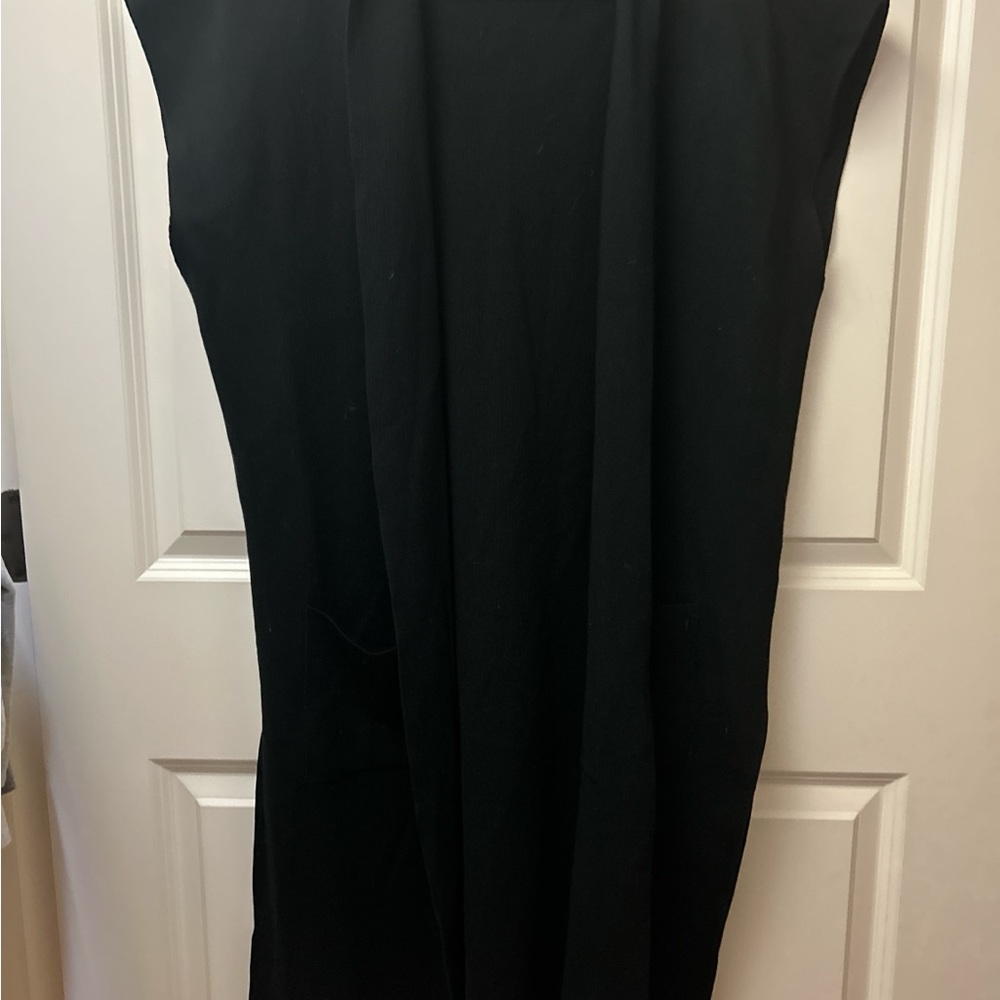 Joan Vass Classic Black Knit Top